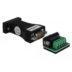 Delock 62919 1+1 Port Konverter [1x Seriell (9pol.) - 1x Seriell (9pol.)]