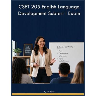 CSET 205 English Language Development Subtest I Exam, Taschenbuch von Ctr Thomas, YRT Educational Group