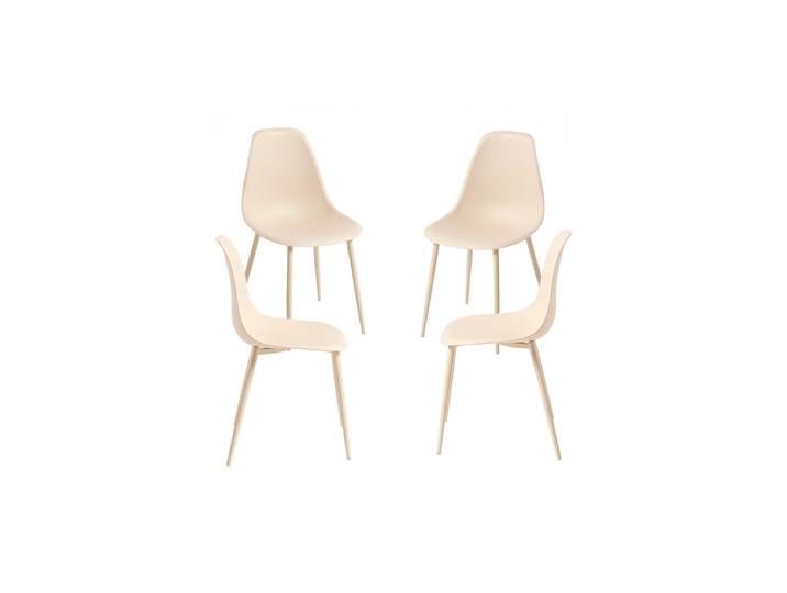 4er Set Mykle Total Stühle - Beige