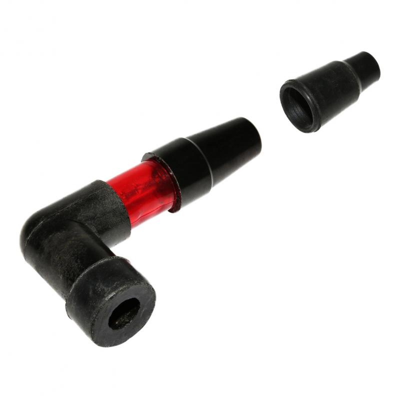 1Tek Tuning Antiparasite plastique noir à lumière rouge