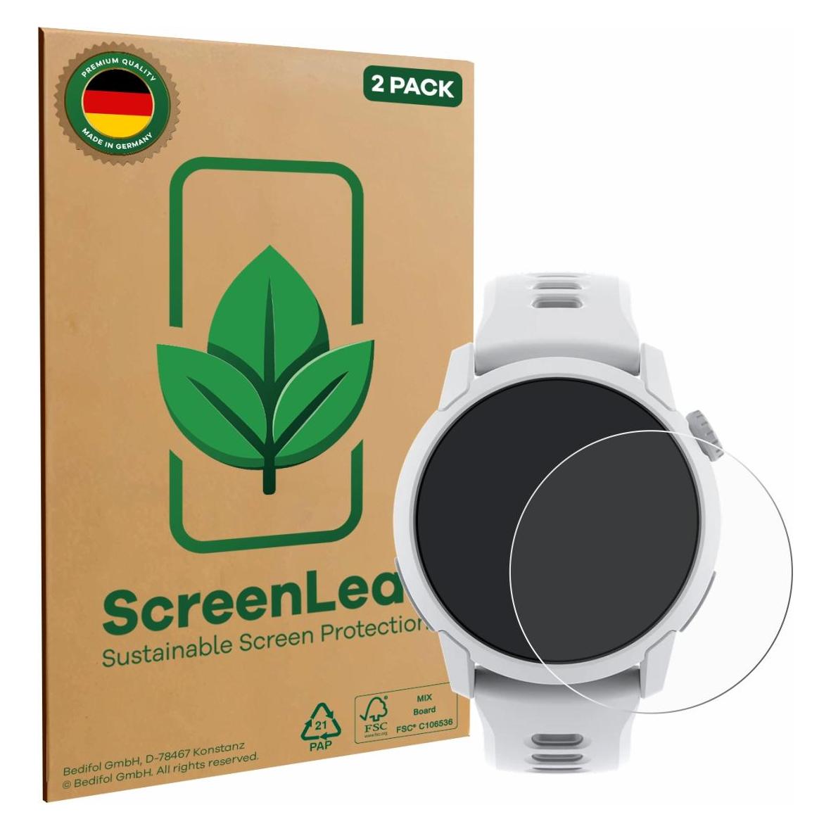 ScreenLeaf Schutzfolie für Coros Pace 2/ 4 Displayschutz Display Schutz Folie Klar Transparent (6161181)