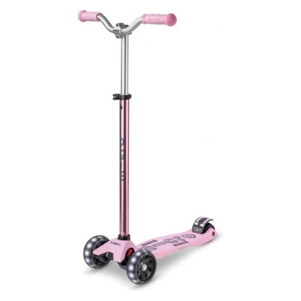 Micro Kinderkickboard Maxi Deluxe Pro LED (rose) (MMD135)
