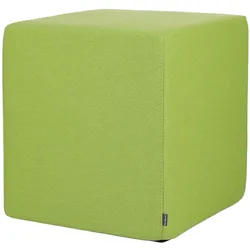 Pouf Sitting, 100% Polyester Bezug, modern, grün, quadratisch, bequemer Sitz für drinnen