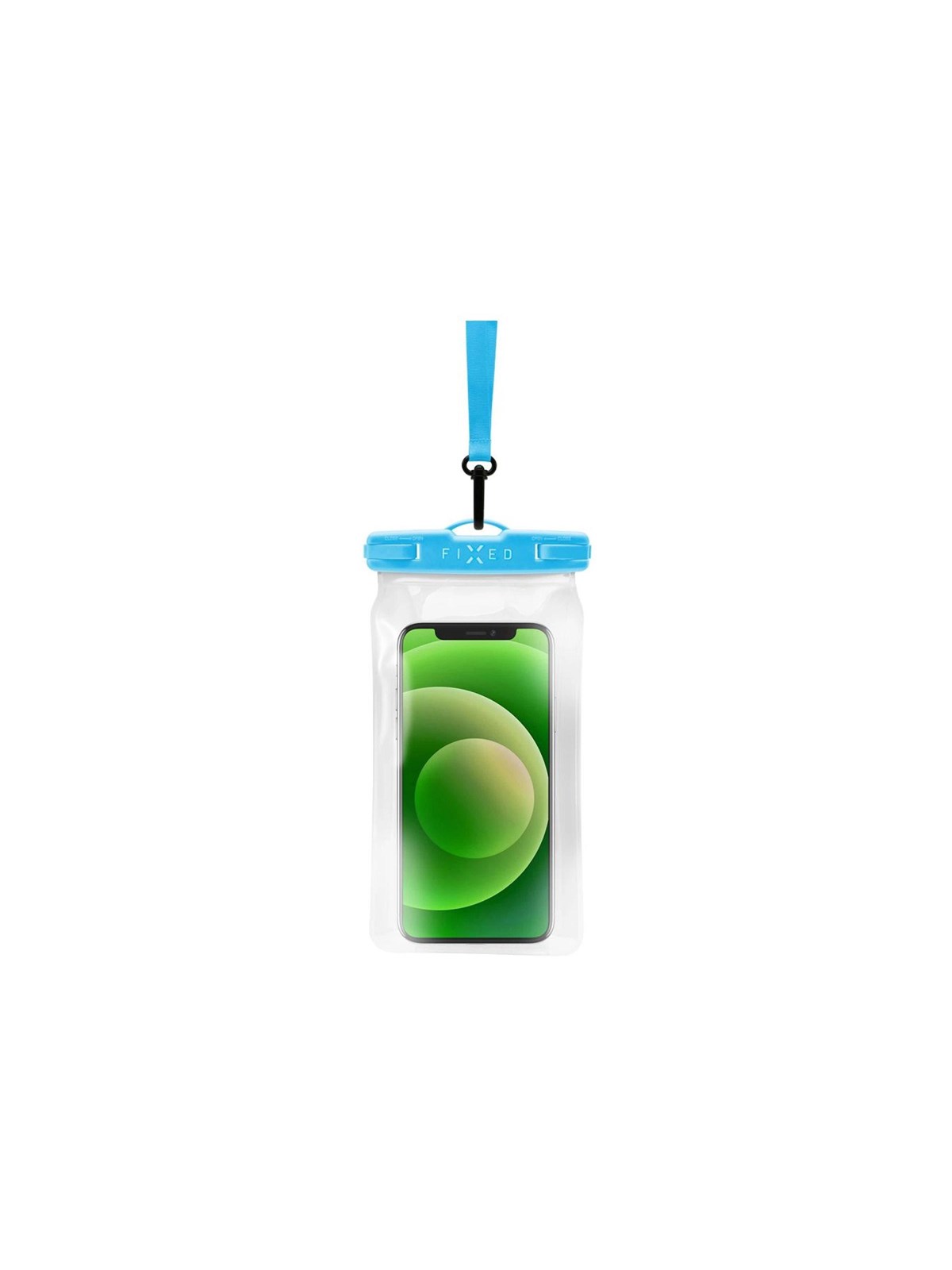 FIXED Float Waterproof Bag for Smartphones up to 6.8" - Blue