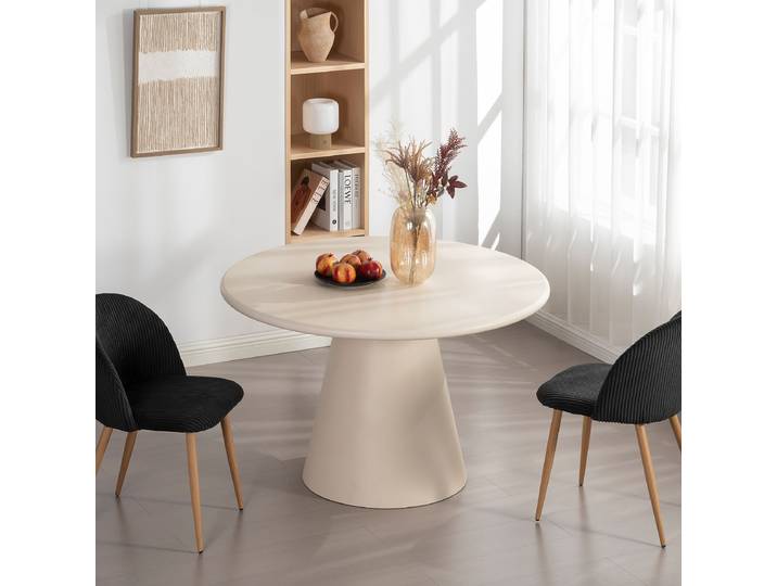 Table de salle à manger YEUXX Ø 120cm Beige/Beige