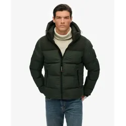 Superdry für Herren. M5012281A Steppjacke Colorblock grün (XL), Lässig, Recyceltes Polyester, Nachhaltig