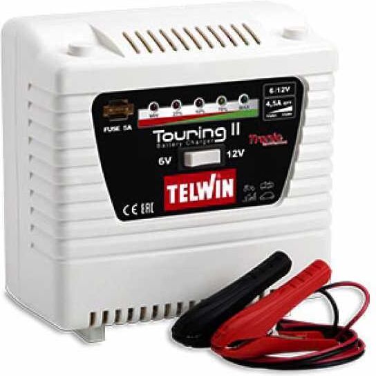 Telwin Touring 11 - Chargeur de batterie - batteries de 6 et 12 V - signalisation LED de la charge