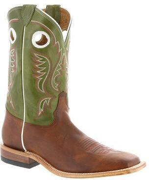 "Justin Boots Austin 11"" Square Toe - Mens 9.5 Brown Boot D"