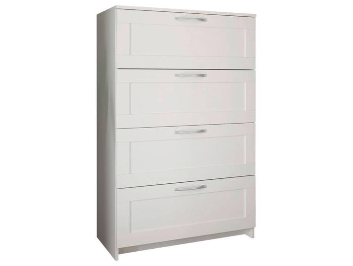 Boxxx Kommode, Weiß, 4 Schublade(n) Schubladen, 78x124x41 cm, stehend, Wohnzimmer, Kommoden & Sideboards, Kommoden