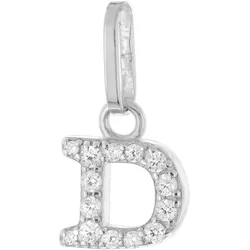 trendor 21270-D Buchstaben-Anhänger D 925 Silber Rhodiniert