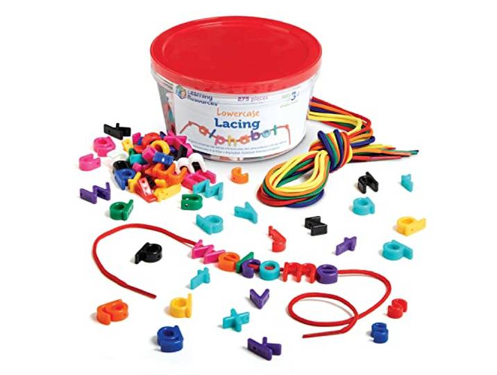 Learning Resources kleine letters Vetersluiting Alfabet 275-Stuk
