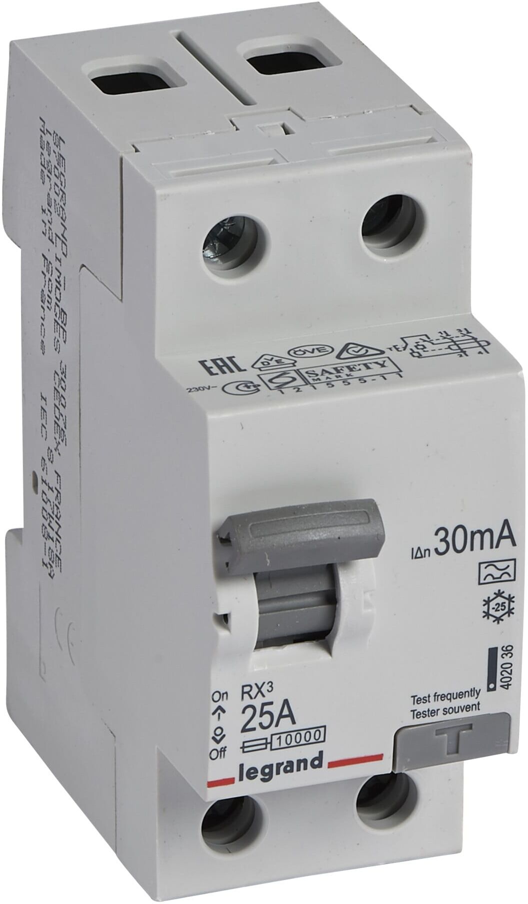 Legrand Fehlerstromschutzschalter 25A 2-polig 30mA (402036)