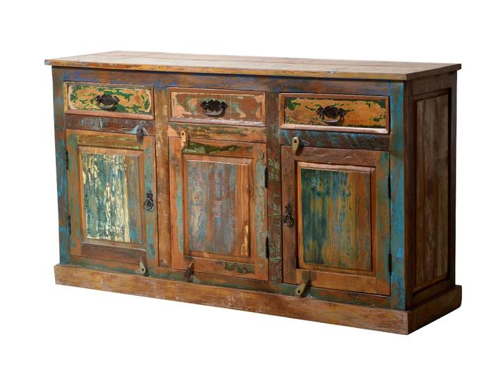 SIT Möbel RIVERBOAT Sideboard Altholz mit starken Gebrauchsspuren