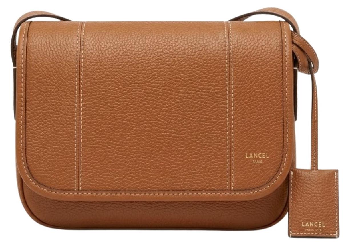 Lancel Tasche mit Umschlagklappe M Victoire Camel Damen