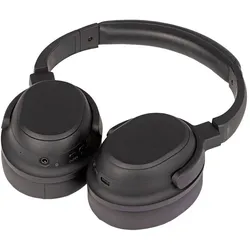 Lindy LH500XW (ANC, 40 h, Kabelgebunden, Kabellos), Kopfhörer, Schwarz