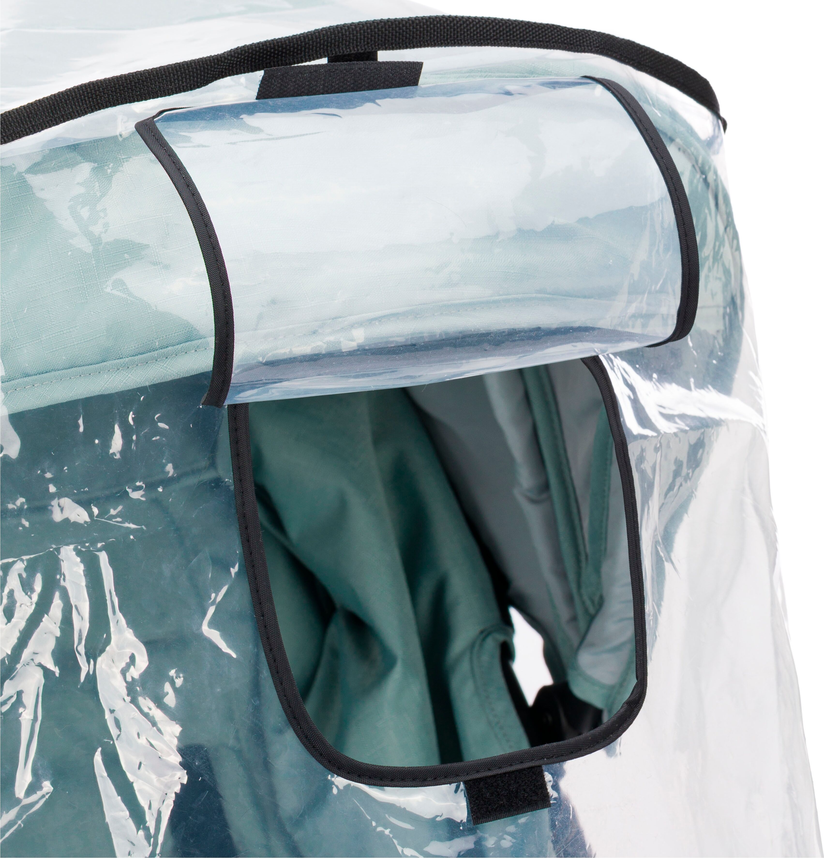 Kinderwagen-Regenschutzhülle FILLIKID "Regenschutz für Jogger", Baby, transparent, Polyethylen, Regenschutz Kinderwagen-Regenschutzhülle