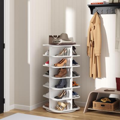 ClosetMaid Space-Saving 20-Shelf Rotating Adjustable Shoe Organizer Tower