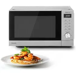 Panasonic NN-SD37QSEPG, Mikrowelle, Silber, Grau