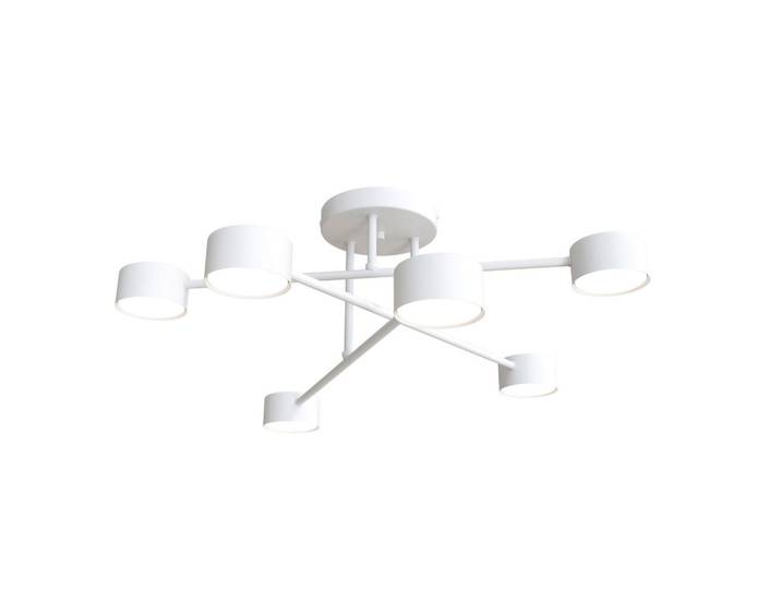 Deckenleuchte Halo, Weiß, Metall, 60x20x60 cm, RoHS, CE, Lampen & Leuchten, Innenbeleuchtung, Deckenleuchten, Deckenleuchten