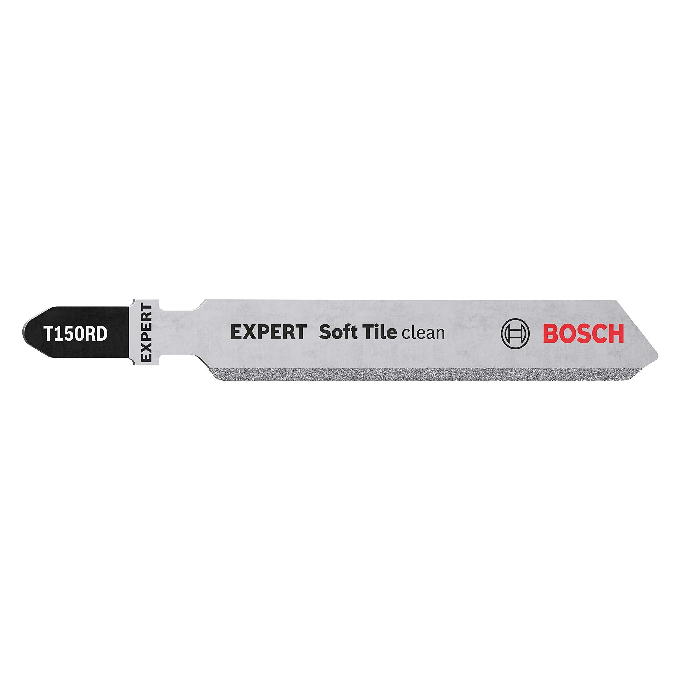Bosch Professional Zubehör EXPERT 'Soft Tile Clean' T 150 RD, Stichsägeblatt, 3 Stück (2608900567)