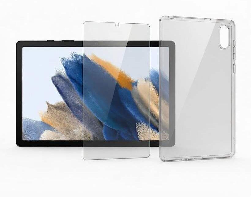 Przezroczysta osłona na tablet i ochrona ekranu   PanzerGlass™   Samsung Galaxy Tab A8 - Refurbished