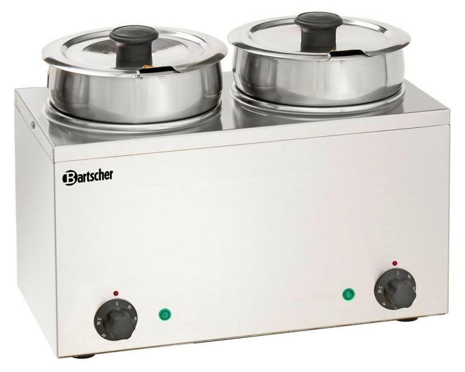 Bartscher Bain-marie hotpot met 2 kommen, inhoud 3,5 liter