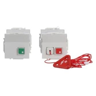 Busch-Jaeger Ruf-Set 1510 UC-84-101 f.Behinderten-WC studiowei (2CKA001582A0424)