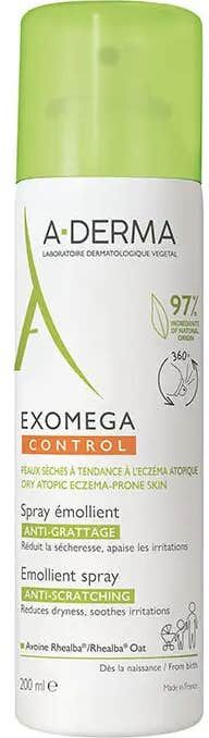 A-DERMA Exomega Control Anti-Rascado Spray Emoliente 200 ml