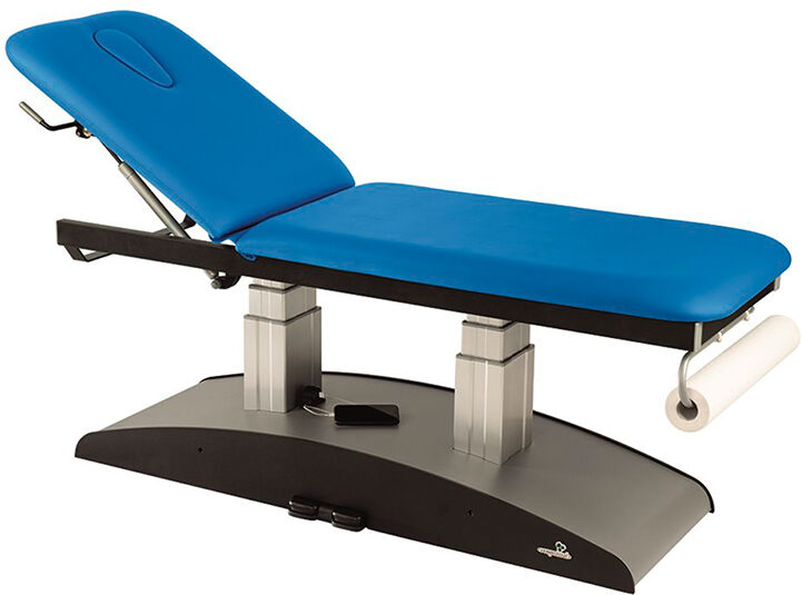 Marquesa elétrica Ecopostural: Dois corpos, elevação vertical e cabeça inclinable 70º (62x188 cm)