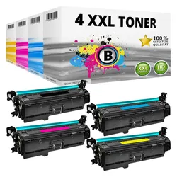 Druckfuxx, Toner, 4x TONER für HP 201X 201A Color LaserJet Pro M252dw M252n MFP M274n M277dw M277n