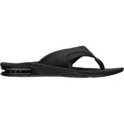 REEF Herren Sandalen Fanning, Größe 42 in Schwarz Schwarz