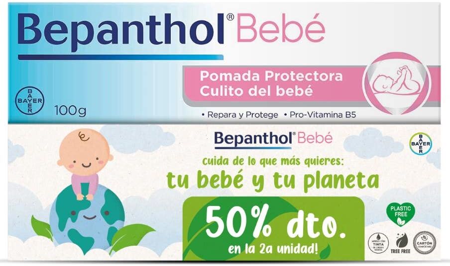 Bepanthol Pomada Protectora Bebé 2x100g