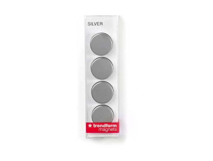 Trendform Magnete Silver 4 Stück