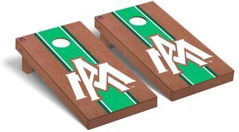 Skip's Garage Arkansas Monticello Boll Weevils & Cotton Blossoms Rosewood Cornhole Board Set