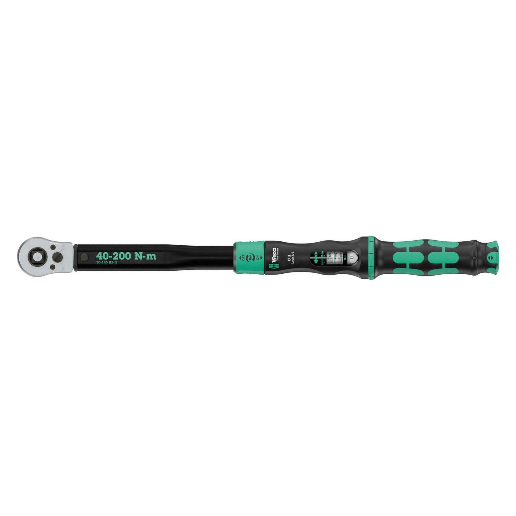 Wera Click-Torque Lock C3 R/L (1/2", 40 - 200 Nm) (05075695001)