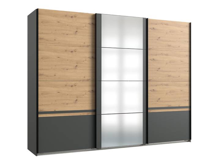 Schrank Shane Eiche/graphit Holzwerkstoff B 270 cm