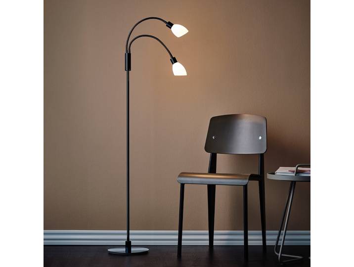 Cut 2 Lampadaire Black/Opal - Herstal - Salon / séjour - Métal