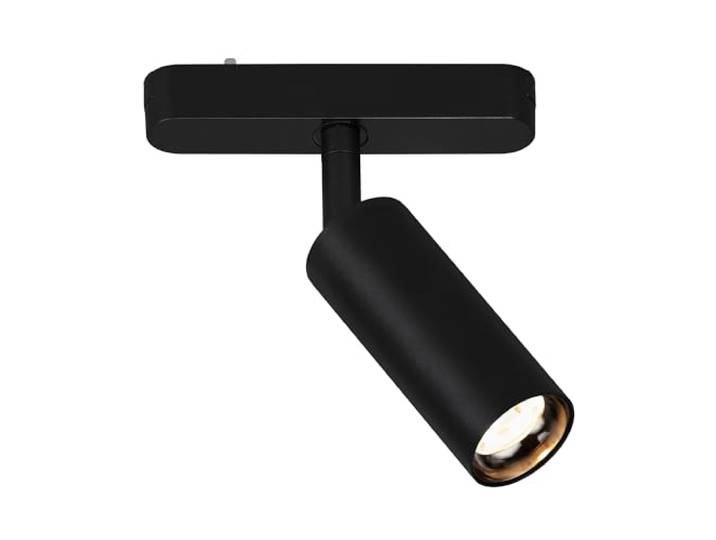 Briloner - Système de rail Luxtrail LED Tracklight\, Blanc chaud\, Pivotant\, Accessoires\, Tracklight\, LED Spot\, Spot de plafond\, Projecteur\, Plafonnier\, Plafonnier\, 130x40x155mm (LxDxH)\, Noir