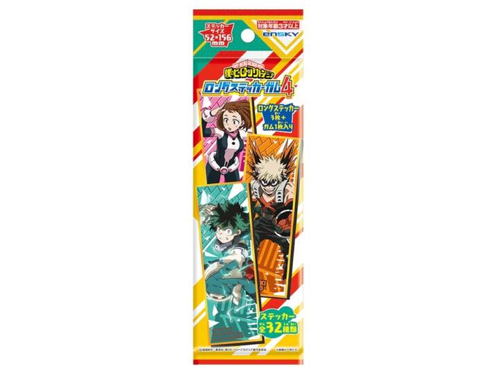 My Hero Academia Chewing-gum avec autocollant long 3,5 g