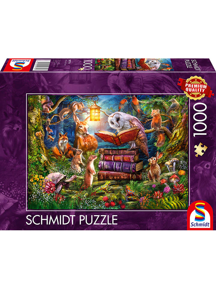Schmidt Spiele 1.000tlg. Puzzle "Waldgeschichten zur Nacht" - ab 12 Jahren - onesize
