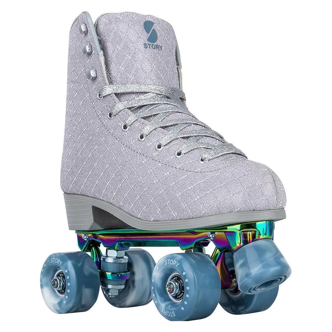 Story Phoenix Quad Skates glitzer-silber 38 (1101005032917) (38) (Story)