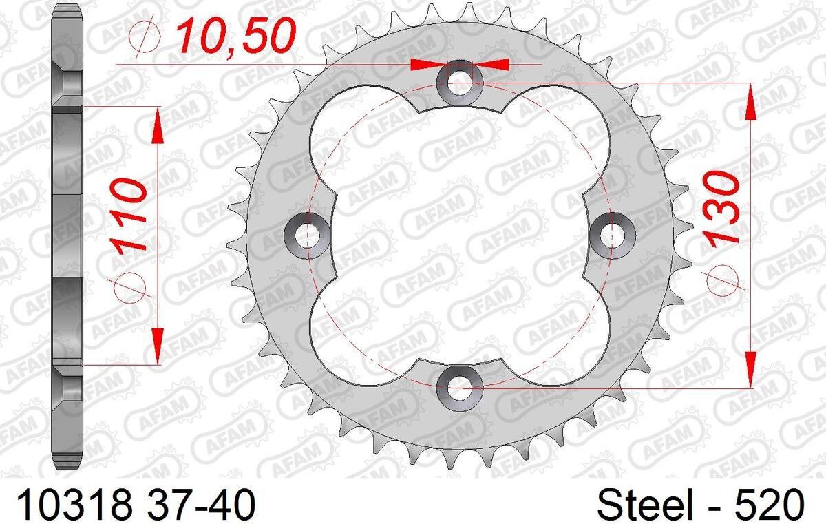 AFAM 10318-39 Chain Sprocket