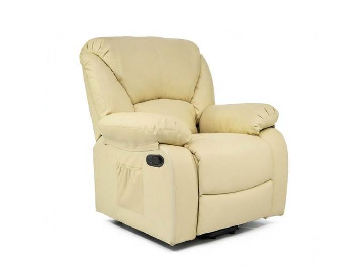 Fauteuil de relaxation massant chauffant BEIGE