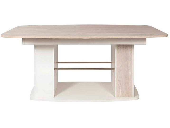 Xlmoebel Esstisch Eleganter Tisch aus Holz mit goldenen Akzenten von XLMOEBEL (1-St., Eleganter Esstisch mit goldenen Akzenten), Made in Europa