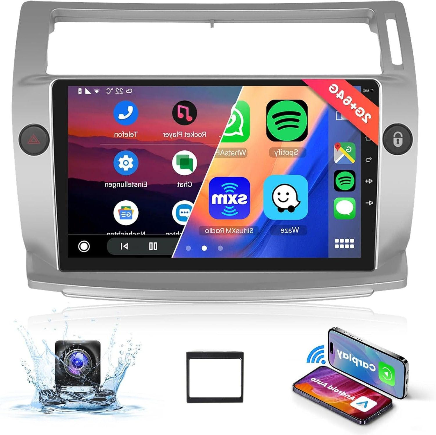 Selius Autoradio met 9 Inch Touchscreen en Navigatiesysteem