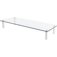Universal Glas Monitorerhöhung, Ablage transparent