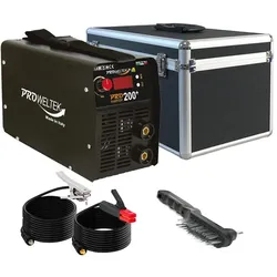 Lichtbogenschweißgerät 200A Inverter PRO200+ Digital Luxury Koffer ProWELTEK