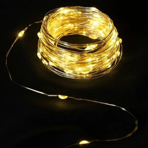 Dripio LED-lichtketting met koperdraad, warmwit, 10 meter