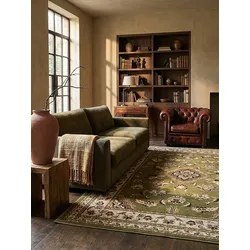 Teppich Orient Grün 80 x 150 cm - GLAZERT   Kadima Design