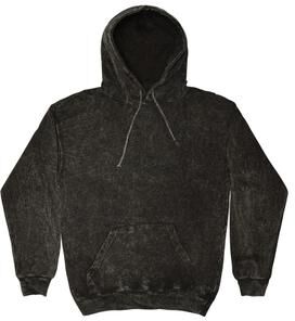 Tie-Dye CD8300 Mineral Wash Fleece Pullover T-Shirt in Black size 2XL   Cotton/Polyester Blend 8300, T8300R